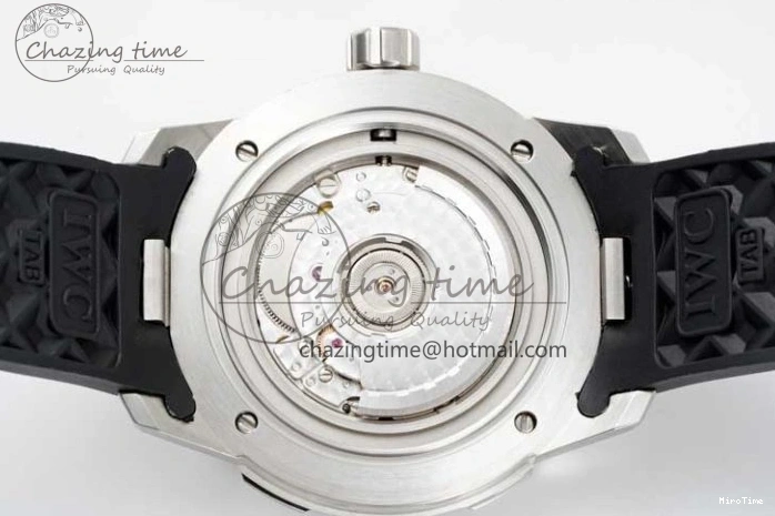 MIROTIME 0322 Premium Aquatimer Automatic SS RSF 1:1 Best Edition White Black Dial on Black Rubber Strap A 7067